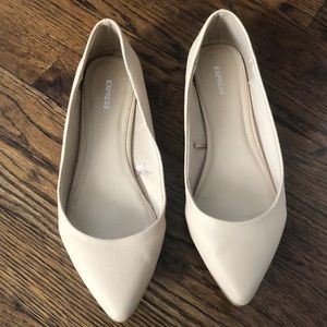 Express tan flats. Size 8